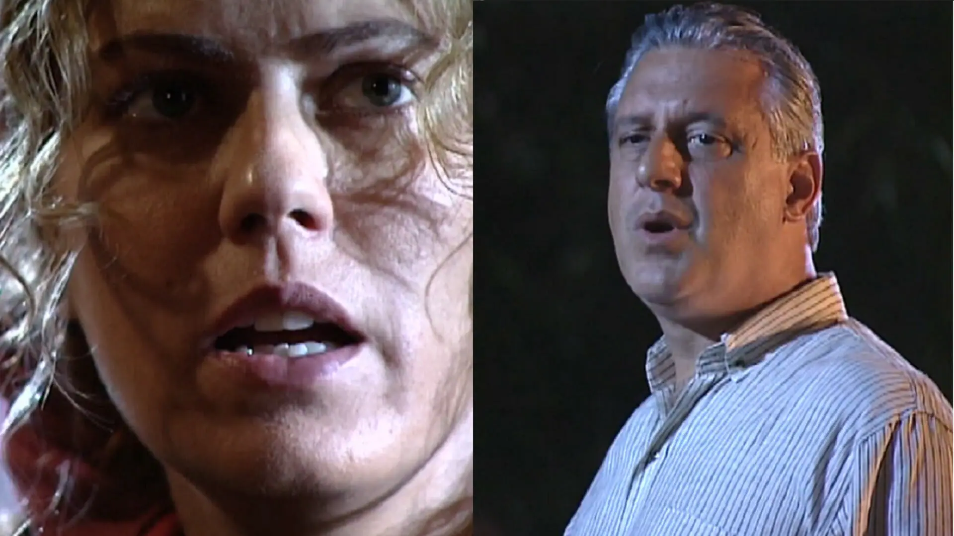 Luana (Patrícia Pillar) e Bruno (Antonio Fagundes) em O Rei do Gado