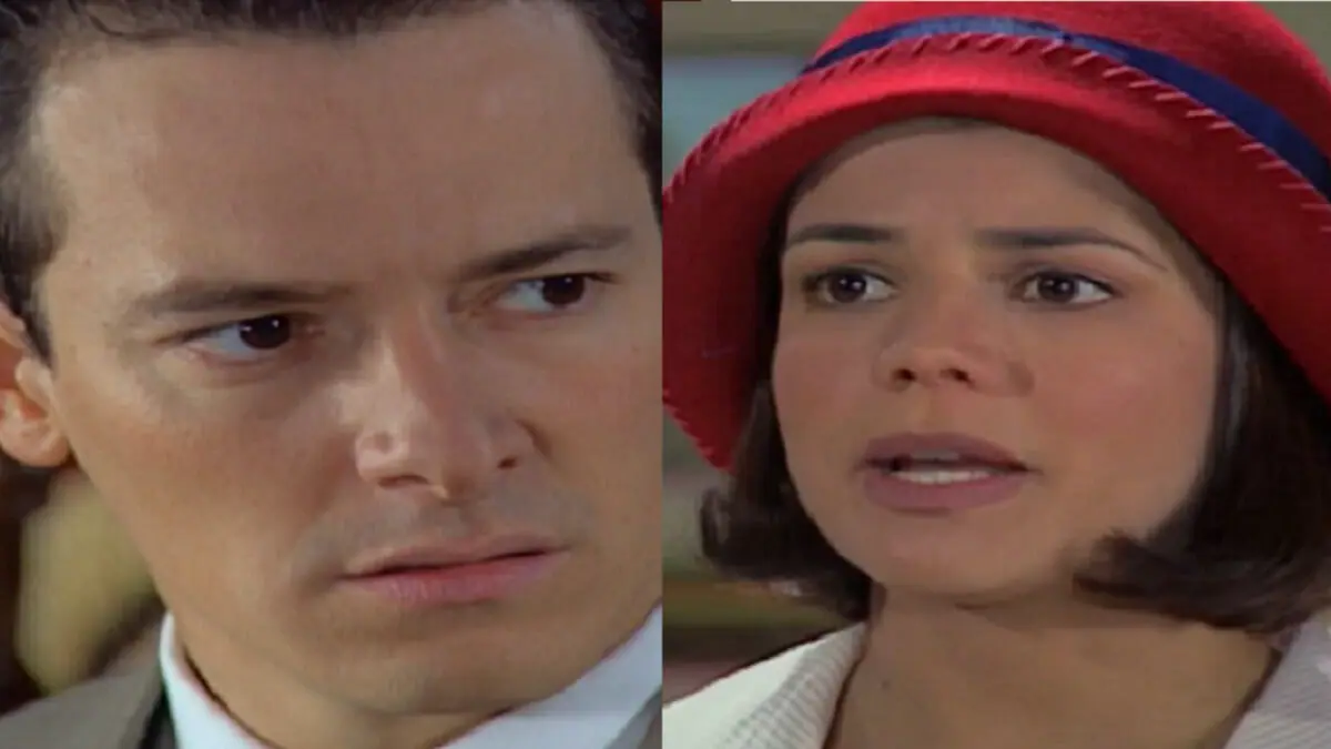 Guilherme (Rodrigo Faro) e Graça (Nívea Stelmann) em Chocolate com Pimenta
