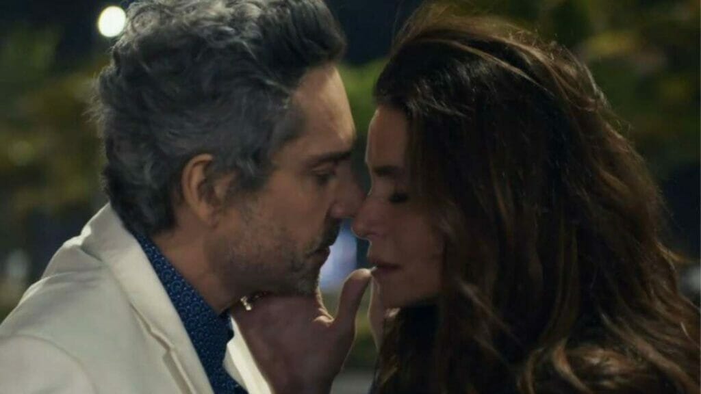 Stenio (Alexandre Nero) e Helô (Giovanna Antonelli) de Travessia
