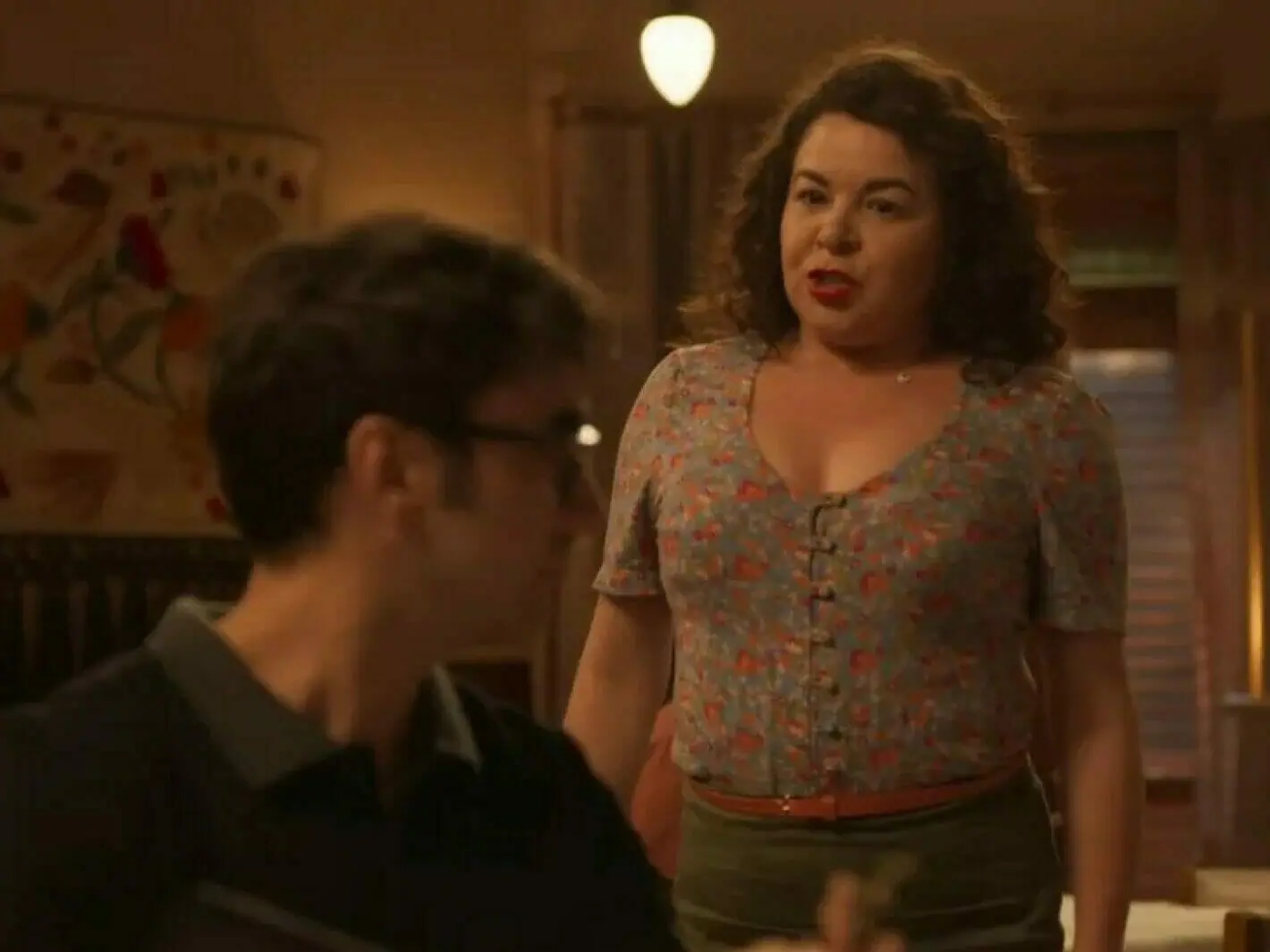 Márcio (Gabriel Godoy) e Cira (Suzy Lopes) em Mar do Sertão