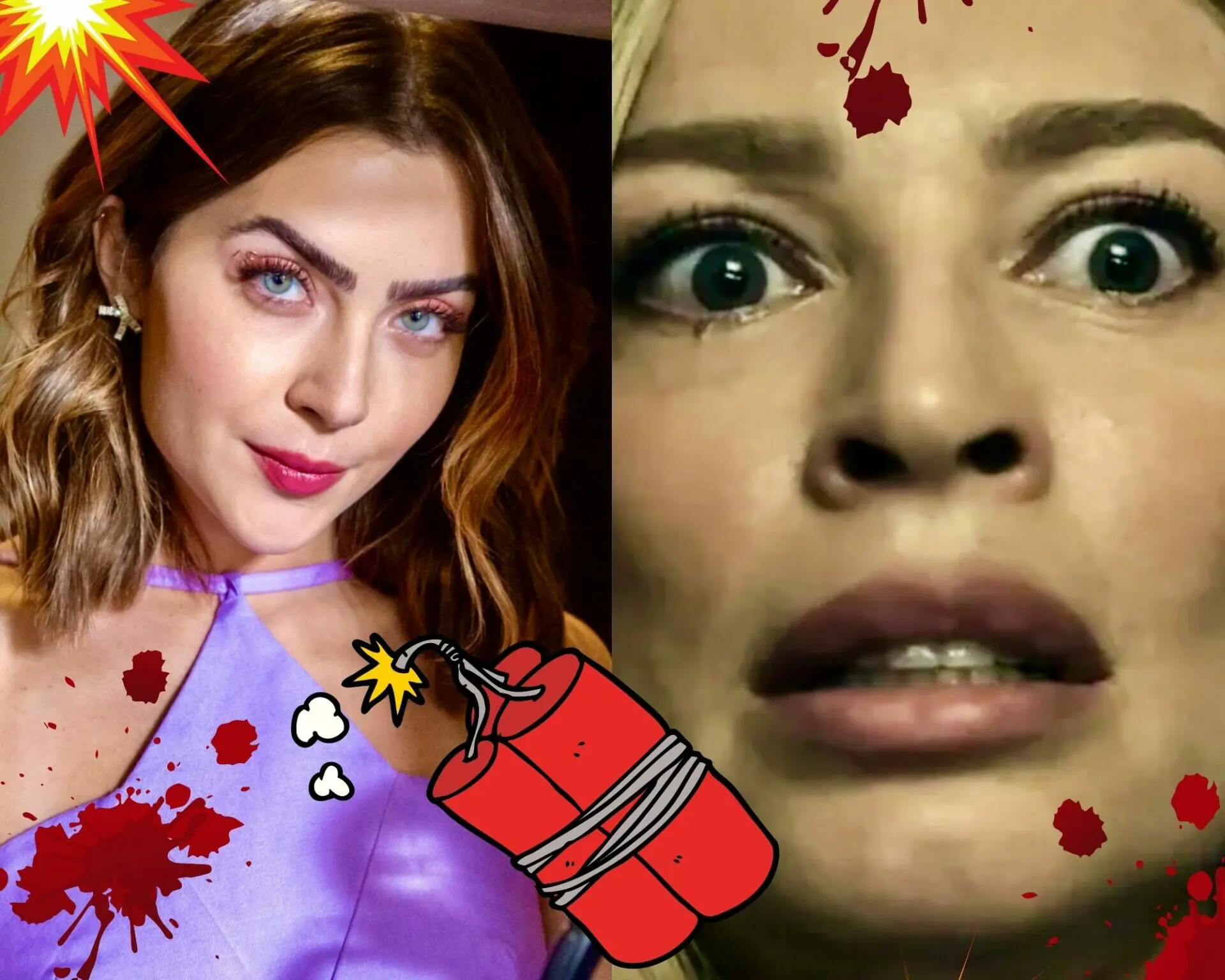Chiara (Jade Picon) e Débora (Grazi Massafera) em Travessia