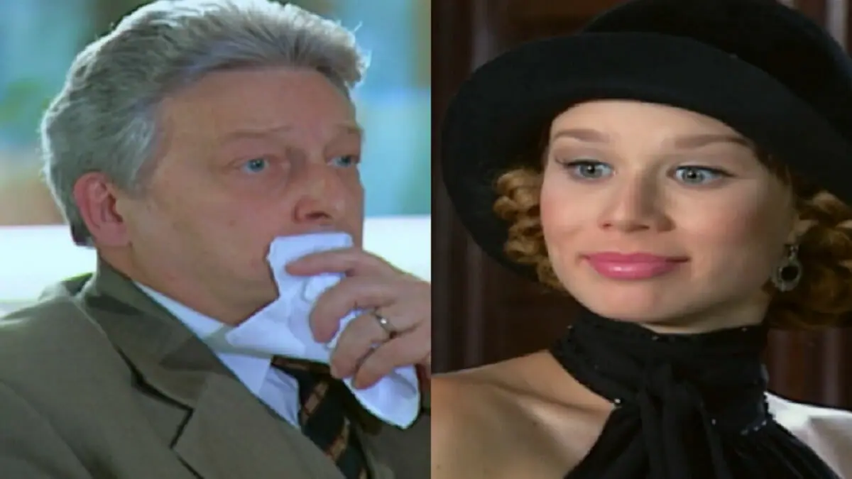 Vivaldo (Fúlvio Stefanini) e Ana Francisca (Mariana Ximenes) de Chocolate com Pimenta