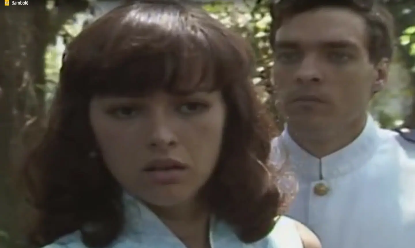 Ana (Myriam Rios) e Luís Fernando (Paulo Castelli) em Bambolê