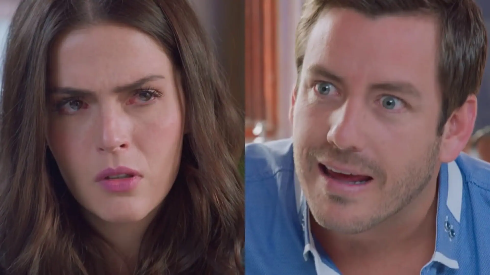 Ariadna (Claudia Álvarez) e Eduardo (Juan Diego Covarrubias) de Vencer o Desamor