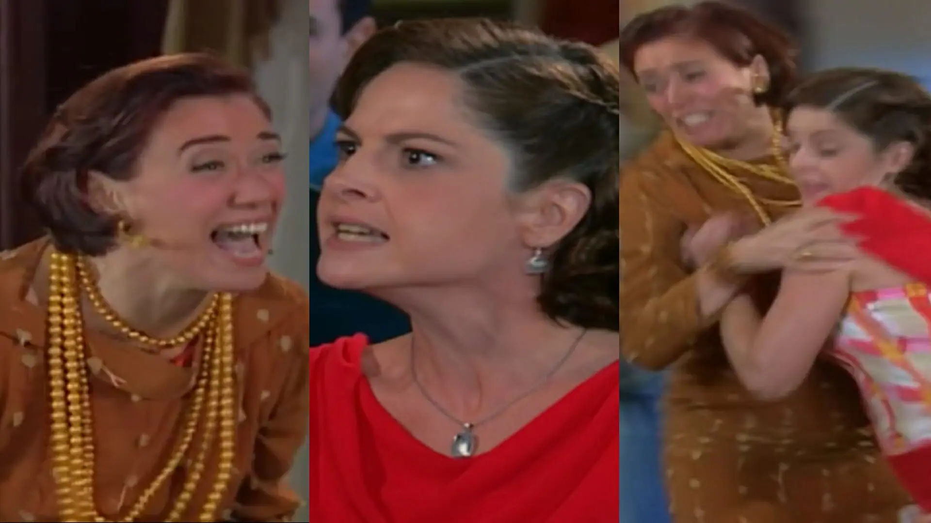 Bárbara (Lilia Cabral) e Márcia (Drica Moraes) de Chocolate com Pimenta