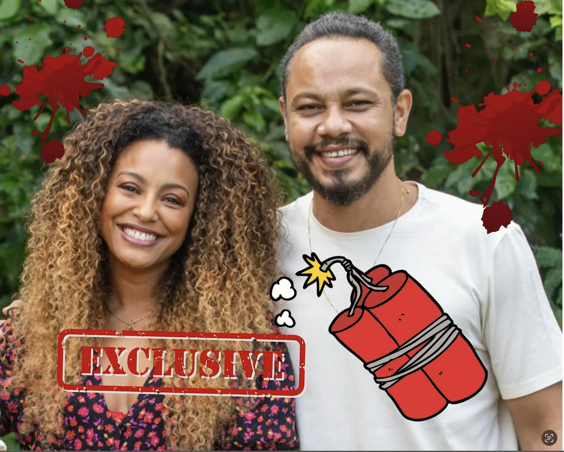 Sol (Sheron Menezzes) e Carlão (Che Moais) em Vai na Fé