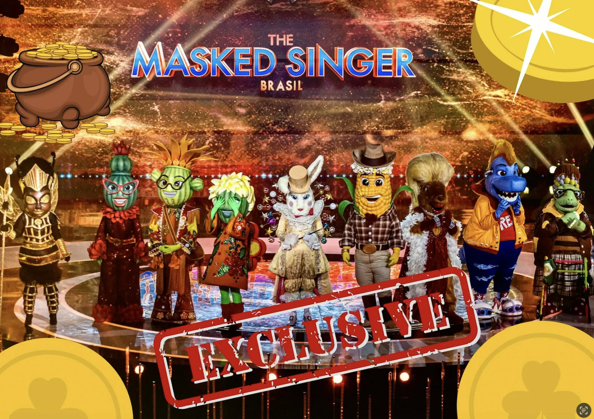 Participantes da terceira temporada do The Masked Singer Brasil