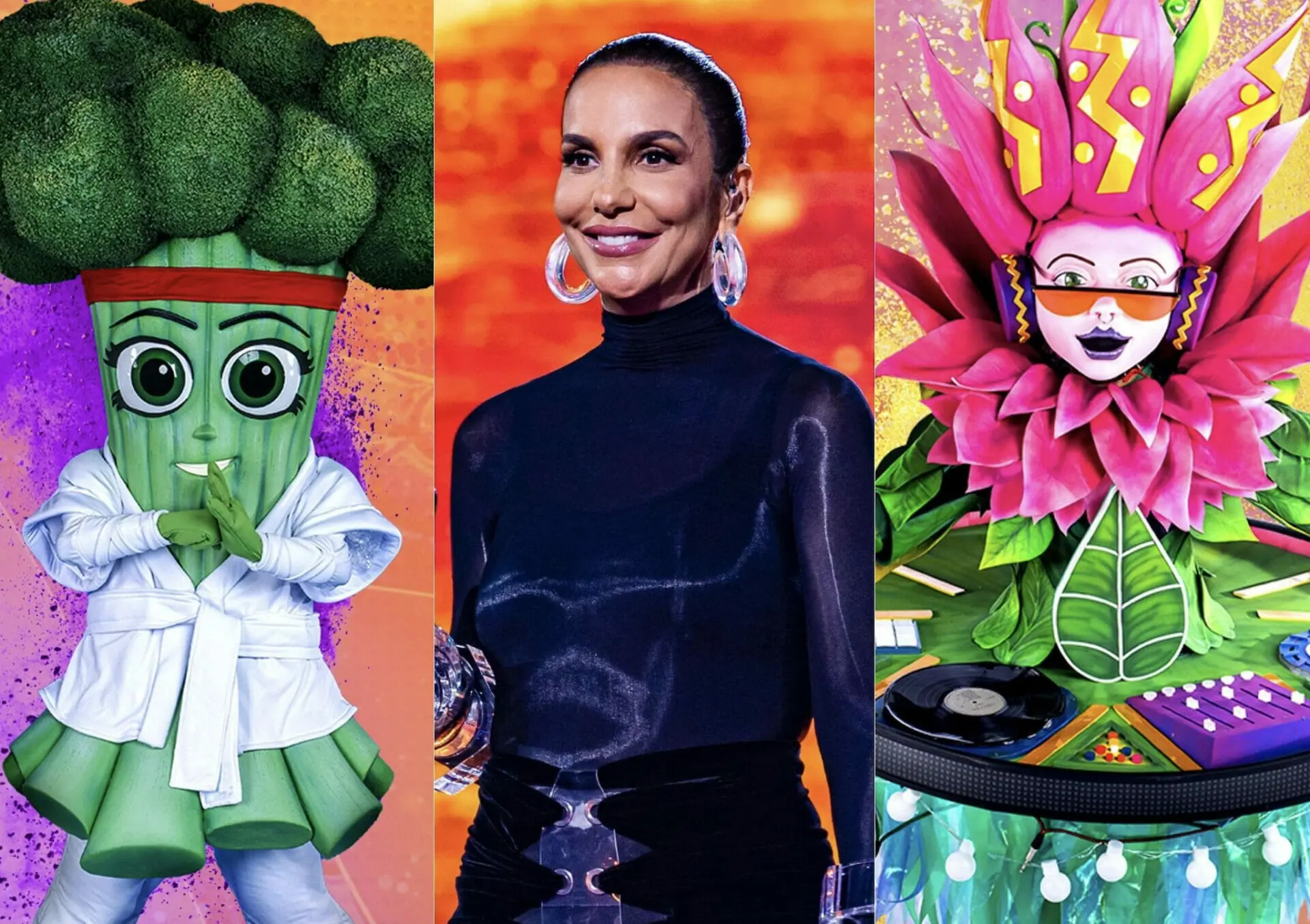 Ivete Sangalo e os mascarados da terceira temporada do The Masked Singer Brasil