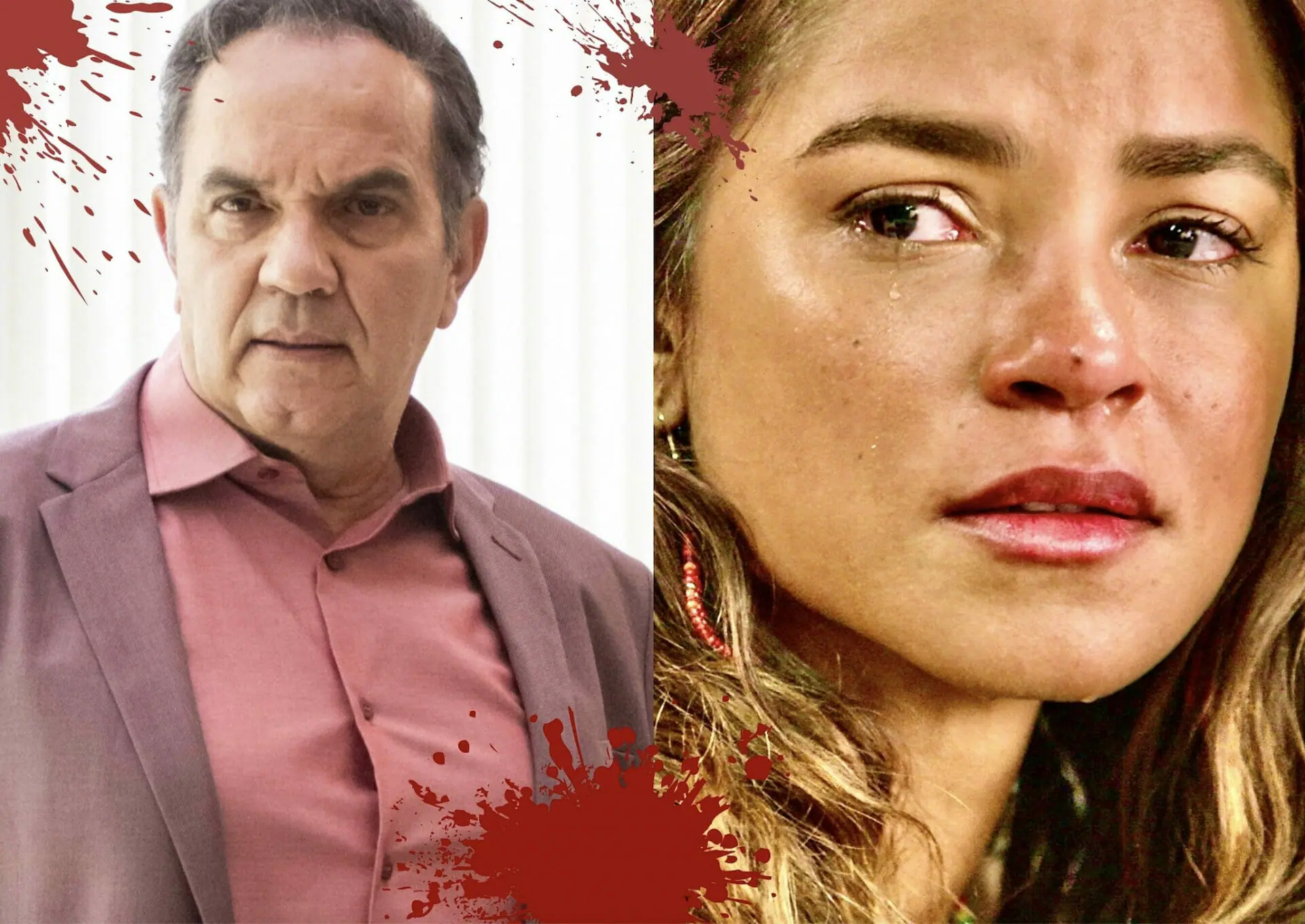 Guerra (Humberto Martins) e Brisa (Lucy Alves) em Travessia
