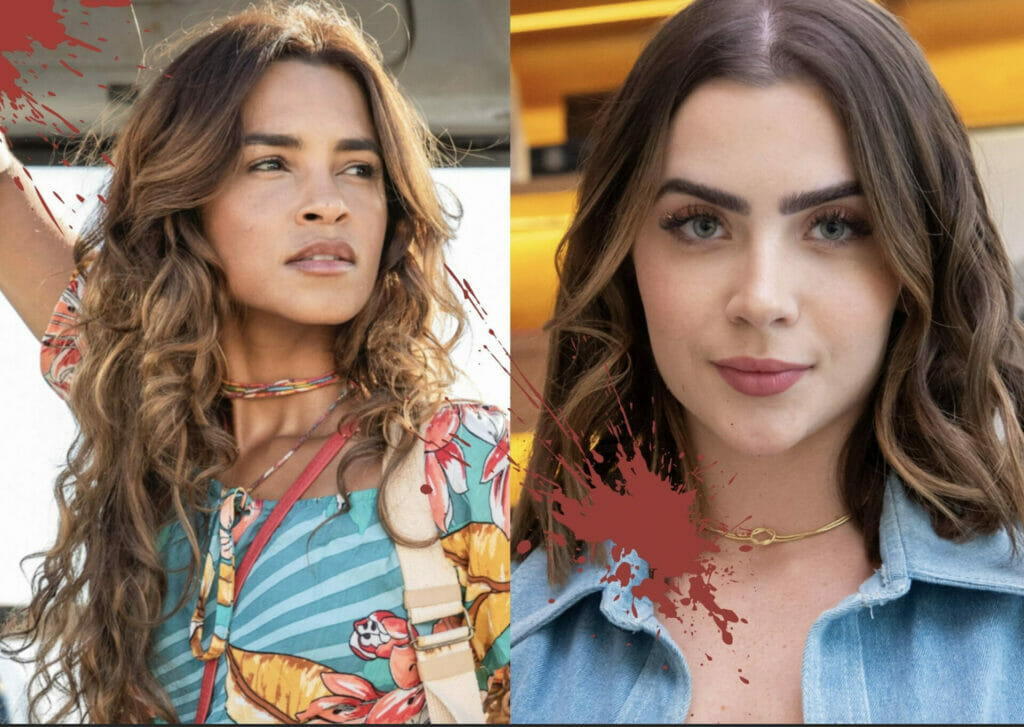 Brisa (Lucy Alves) e Chiara (Jade Picon) em Travessia