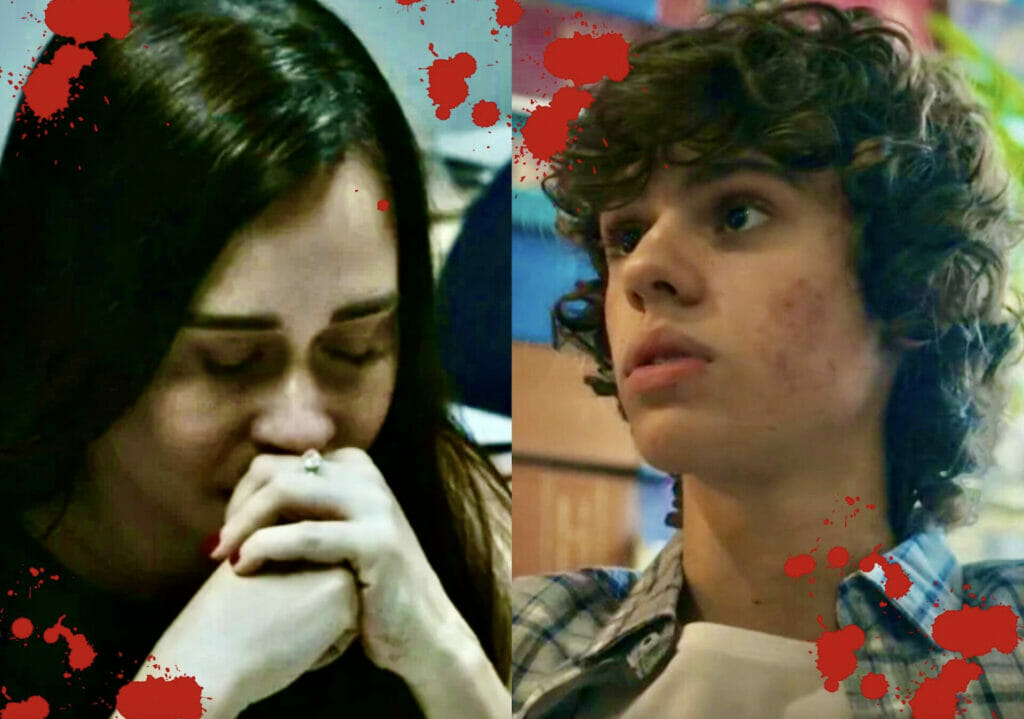 Guida (Alessandra Negrini) e Rudá (Guilherme Cabral) em Travessia