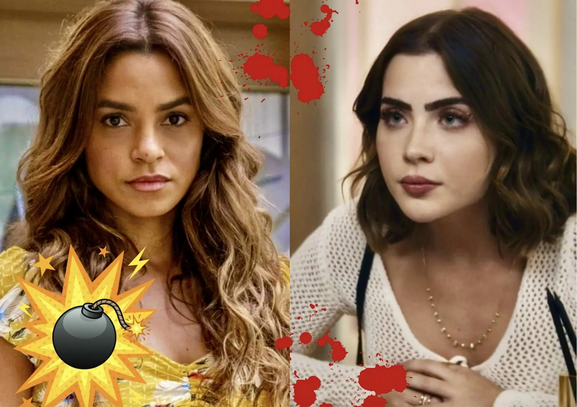 Brisa (Lucy Alves) e Chiara (Jade Picon) em Travessia