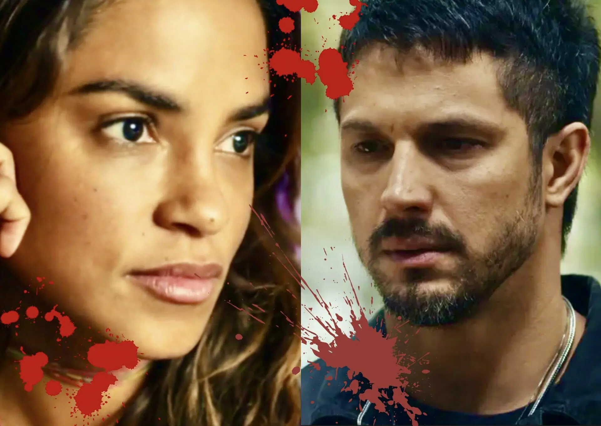 Brisa (Lucy Alves) e oto (Romulo Estrela) em Travessia
