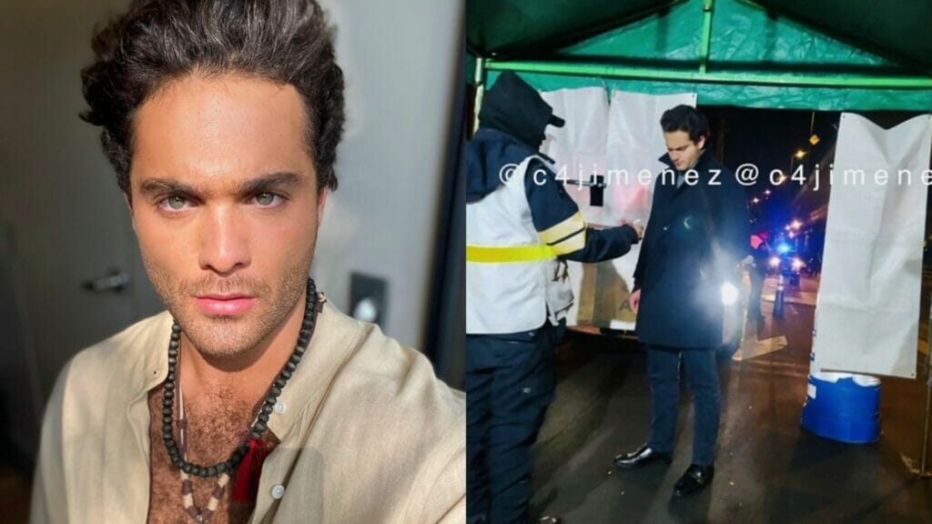 Carlos Said, da novela Se Nos Deixam, abordado pela polícia