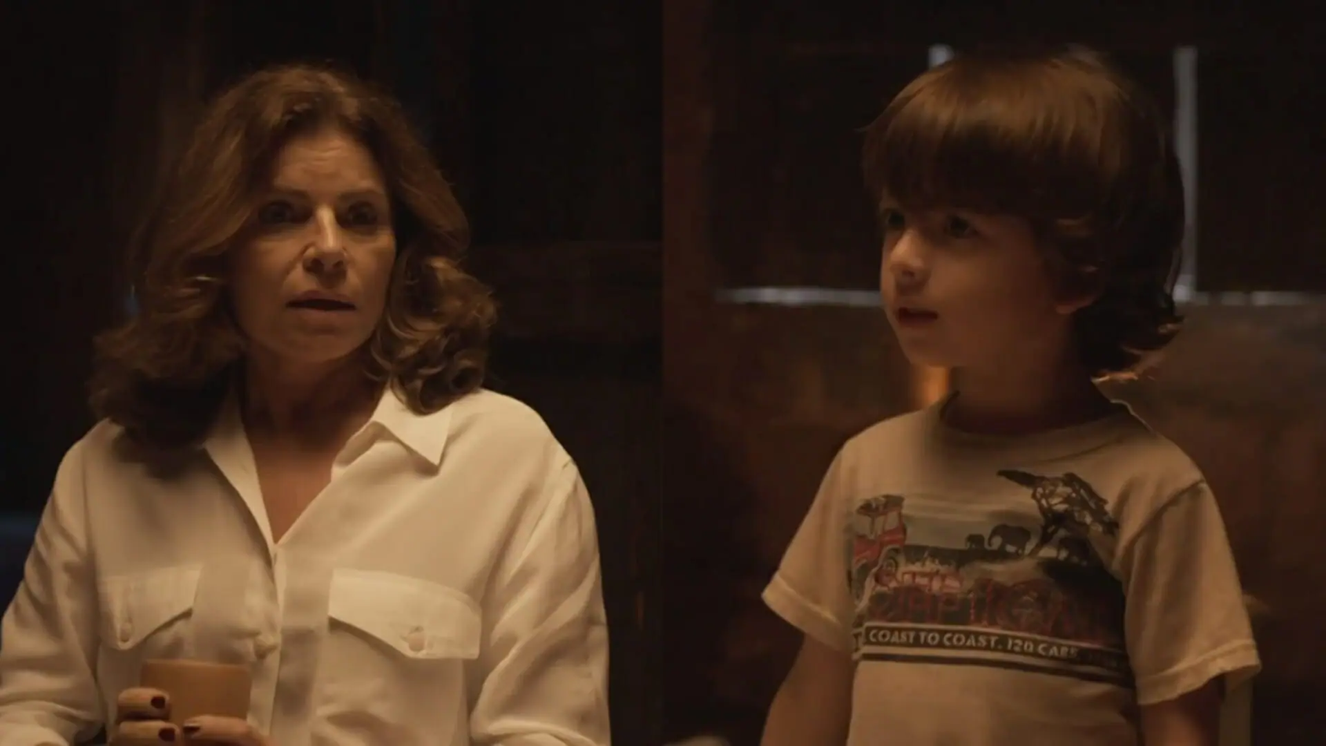 Deodora (Debora Bloch) e Cirino (Théo Matos) de Mar do Sertão