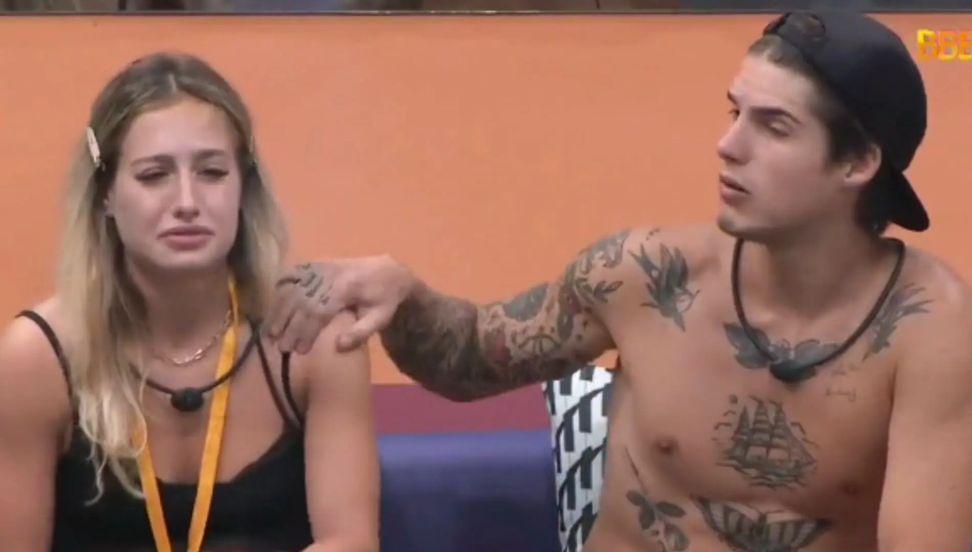 Gabriel e Bruna Griphao no BBB 23 (Reprodução: Globoplay)