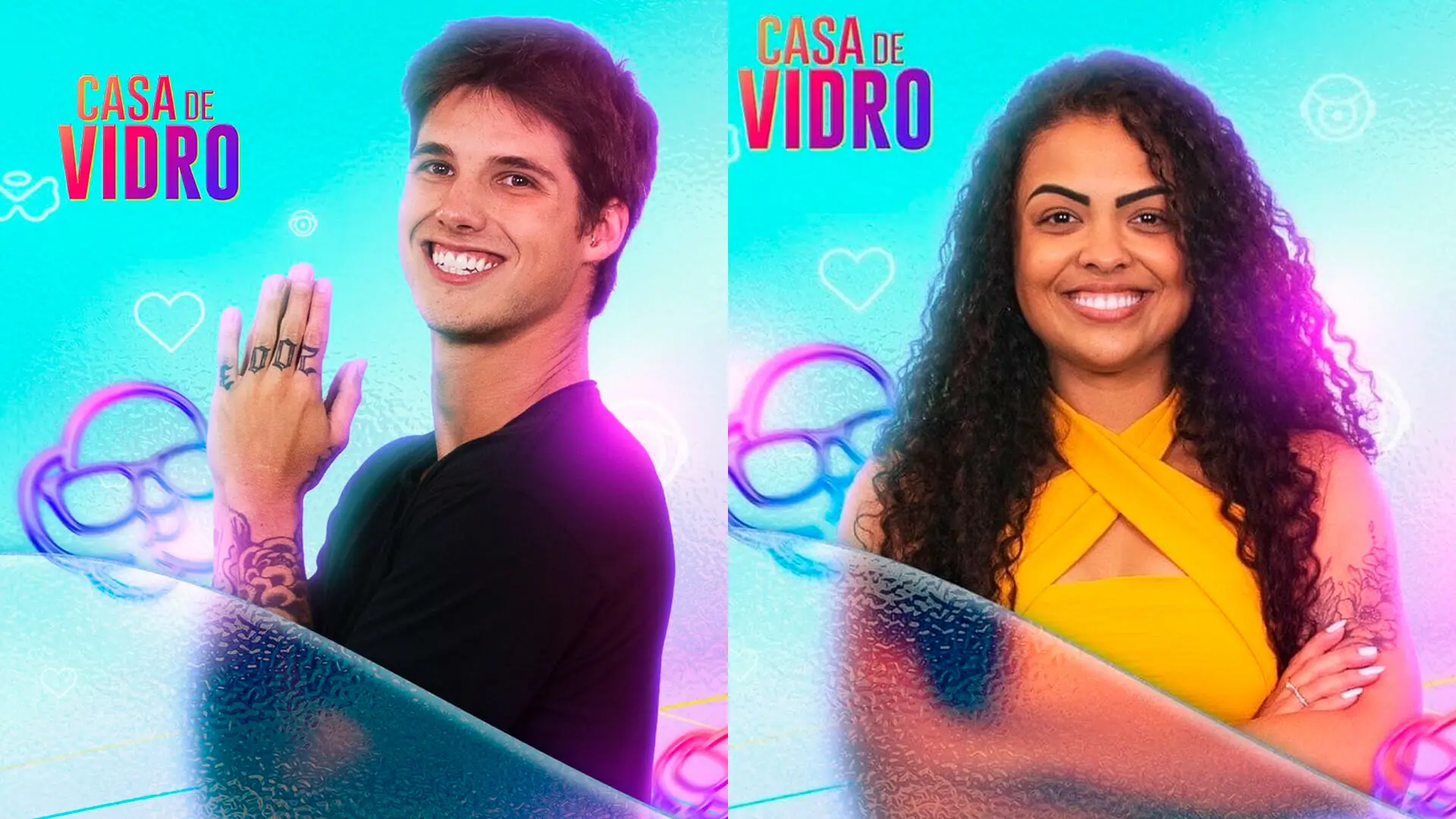 Gabriel Tavares e Paula Freitas do BBB 23