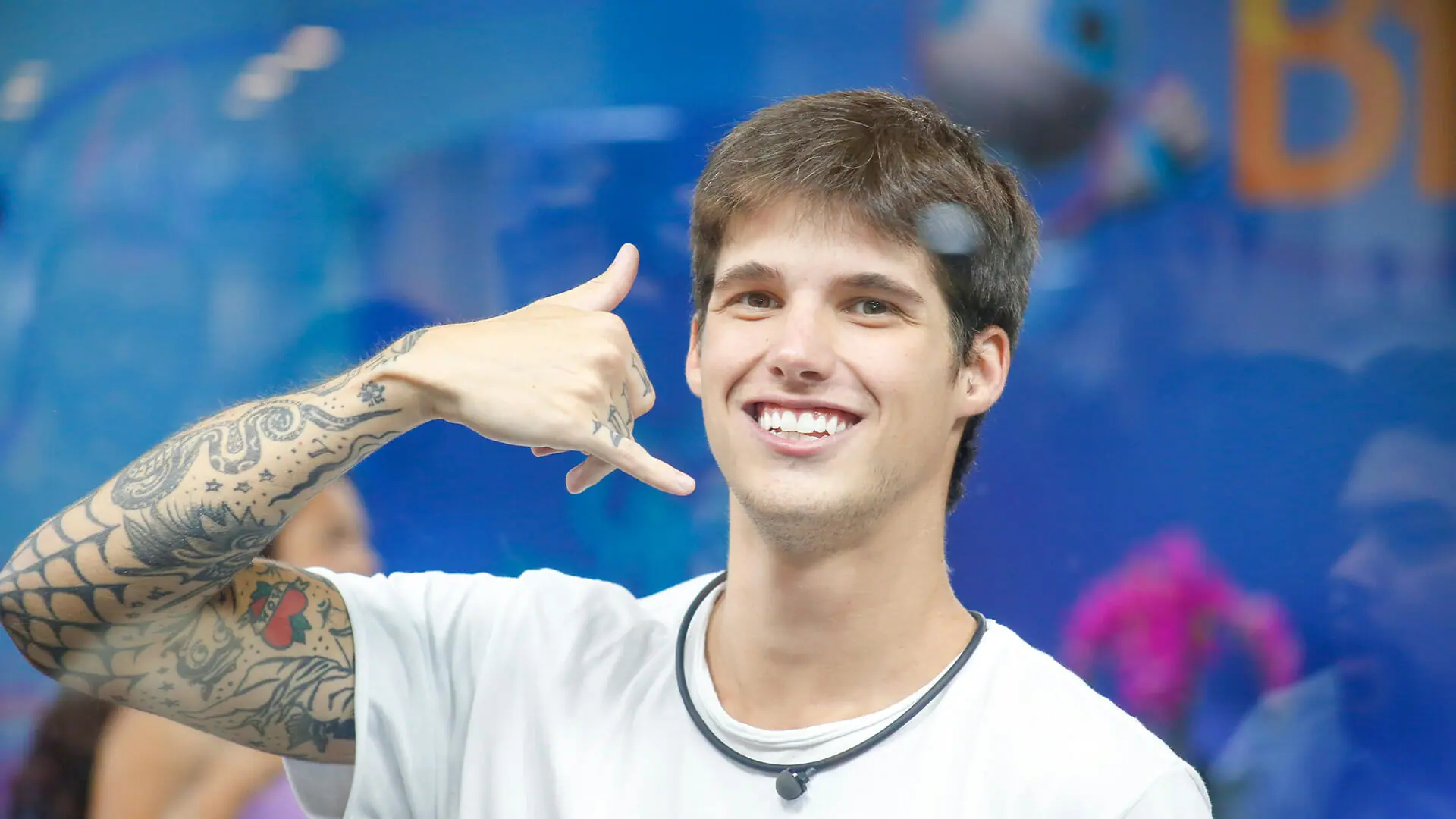 Gabriel Tavares na Casa de Vidro do BBB 23