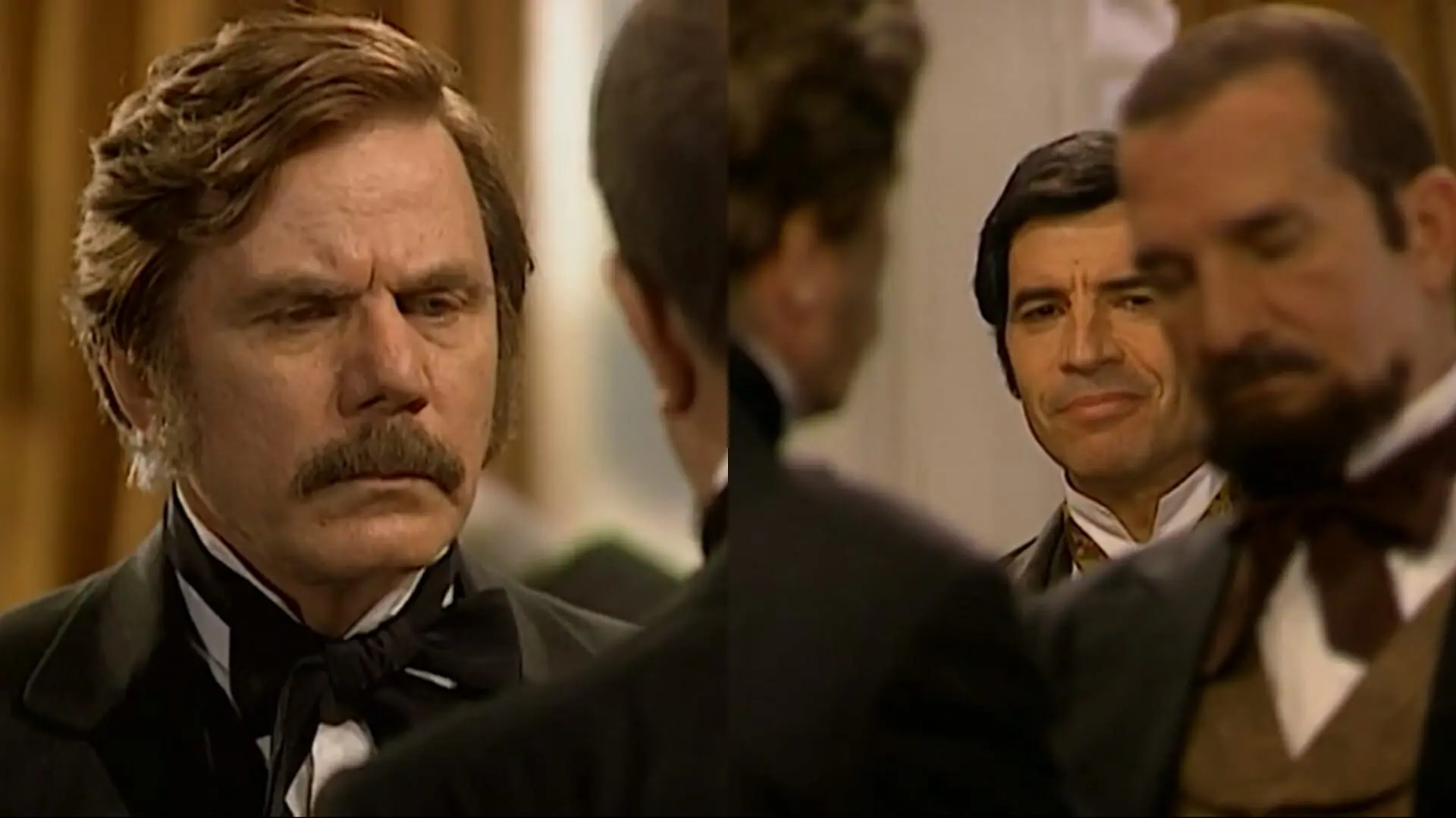 Henrique Sobral (Reginaldo Faria) e Higino Ventura (Paulo Betti) de Força de Um Desejo