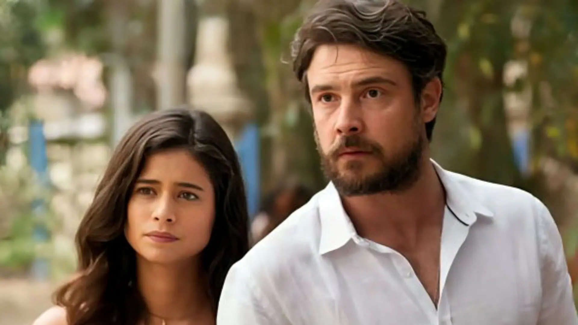 José (Sérgio Guizé) e Candoca (Isadora Cruz) em Mar do Sertão