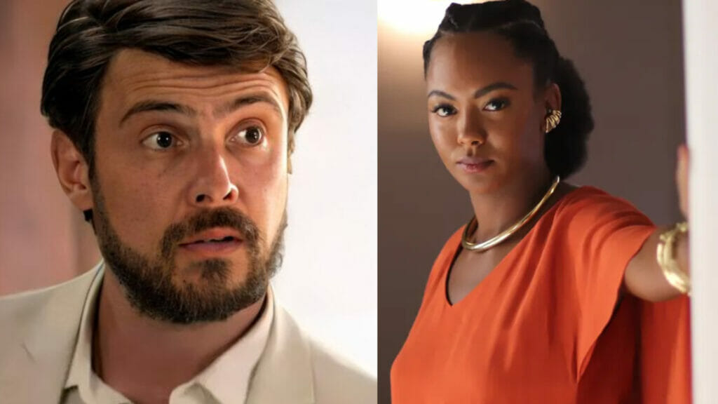 José (Sérgio Guizé) e Laura (Eli Ferreira) em Mar do Sertão