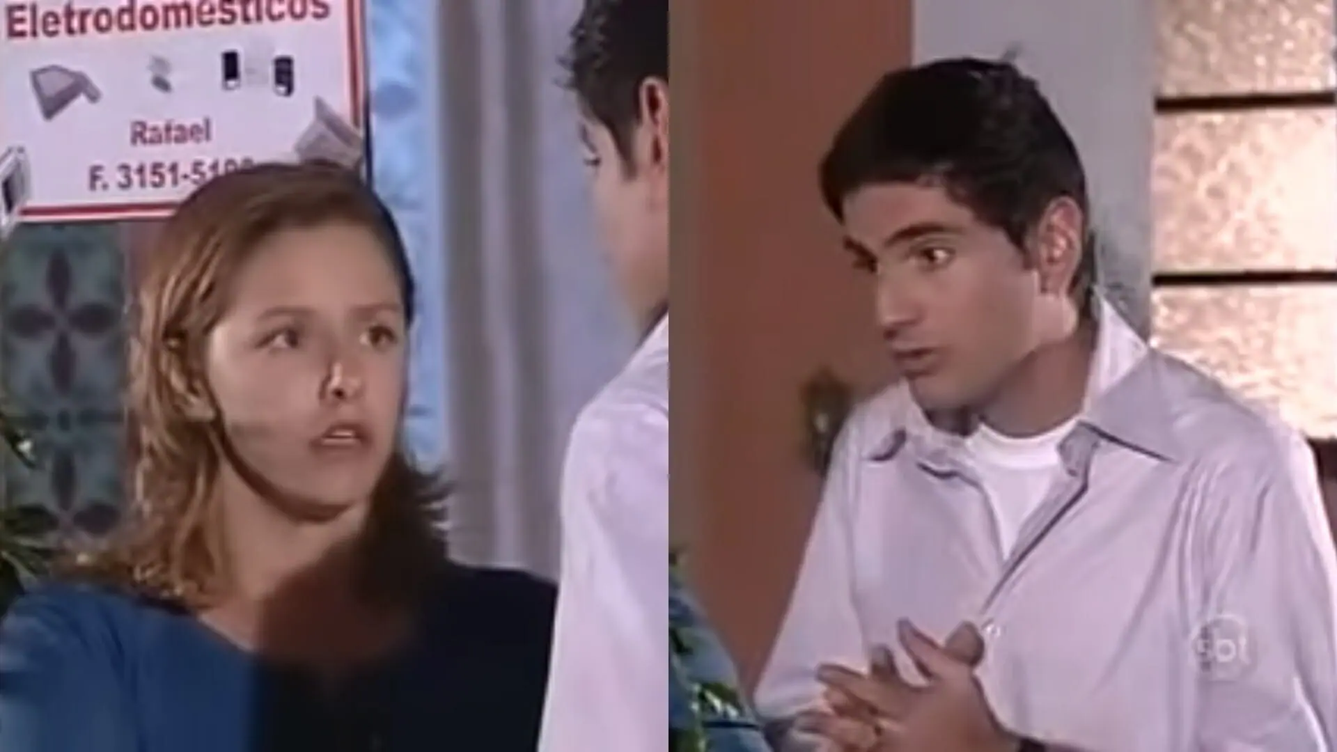 Júlia (Bianca Rinaldi) e Alberto (Rodrigo Veronese) de Pequena Travessa