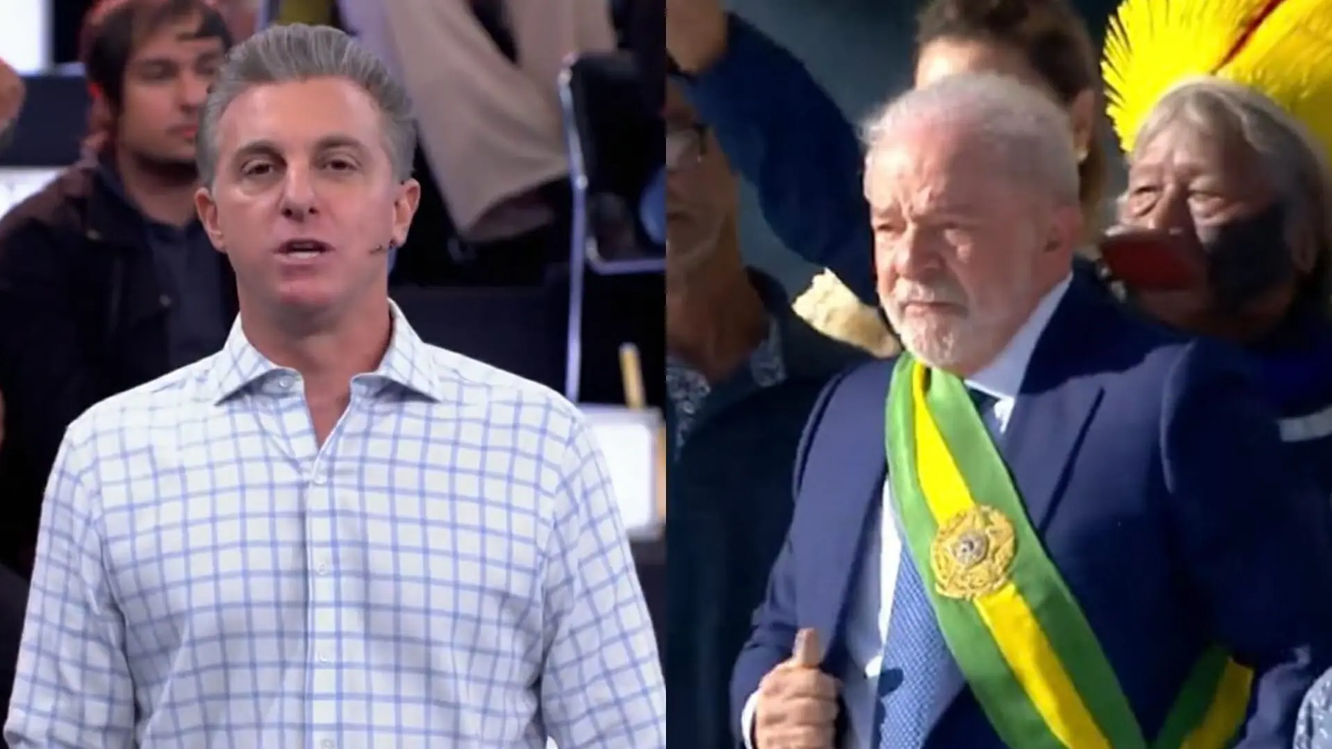 Luciano Huck e Lula