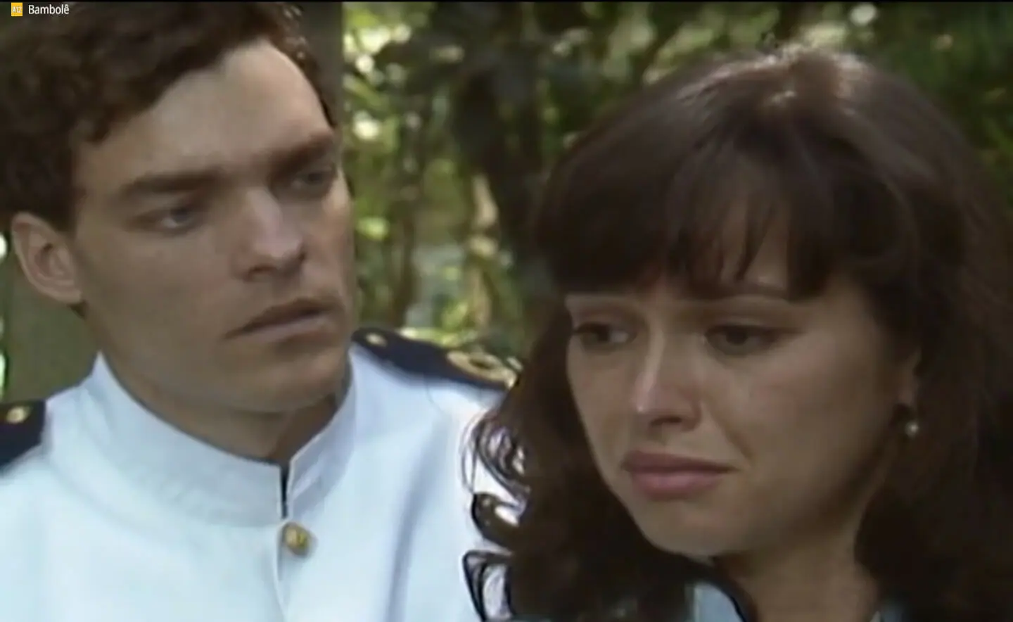 Luís Fernando (Paulo Castelli) e Ana (Myriam Rios) em Bambolê
