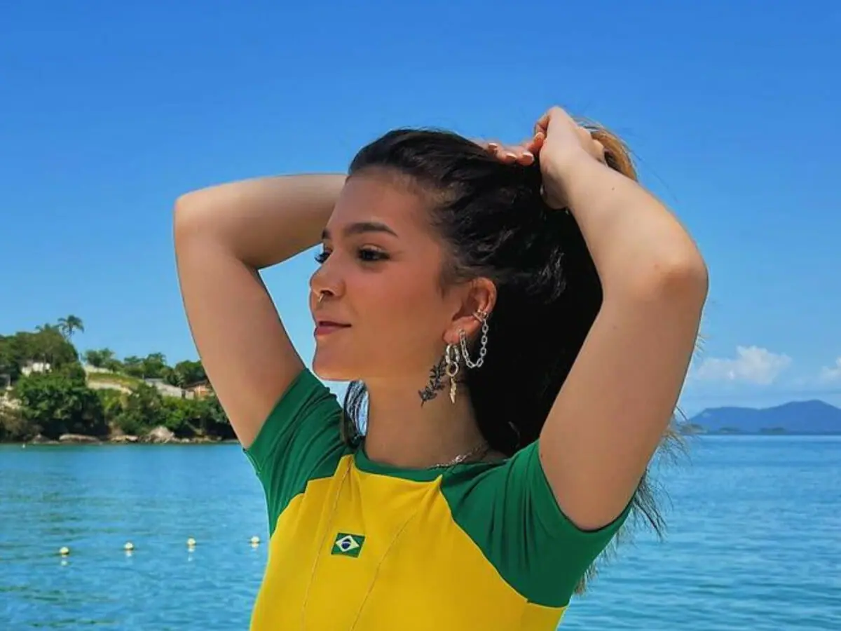 A atriz Mel Maia