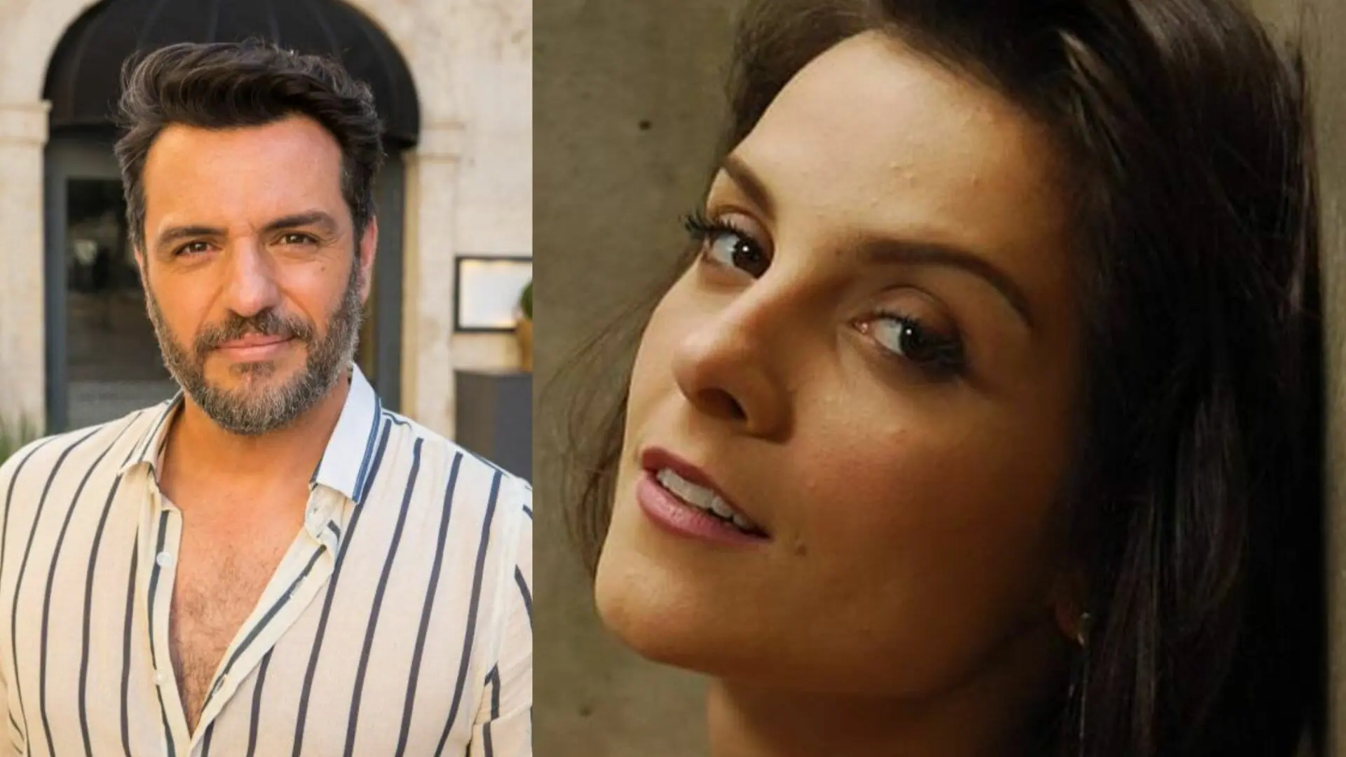 Moretti (Rodrigo Lombardi) e Clara (Carolina Chalita) em Travessia