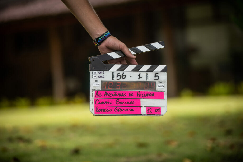 Start nas gravações de As Aventuras de Poliana: O Filme