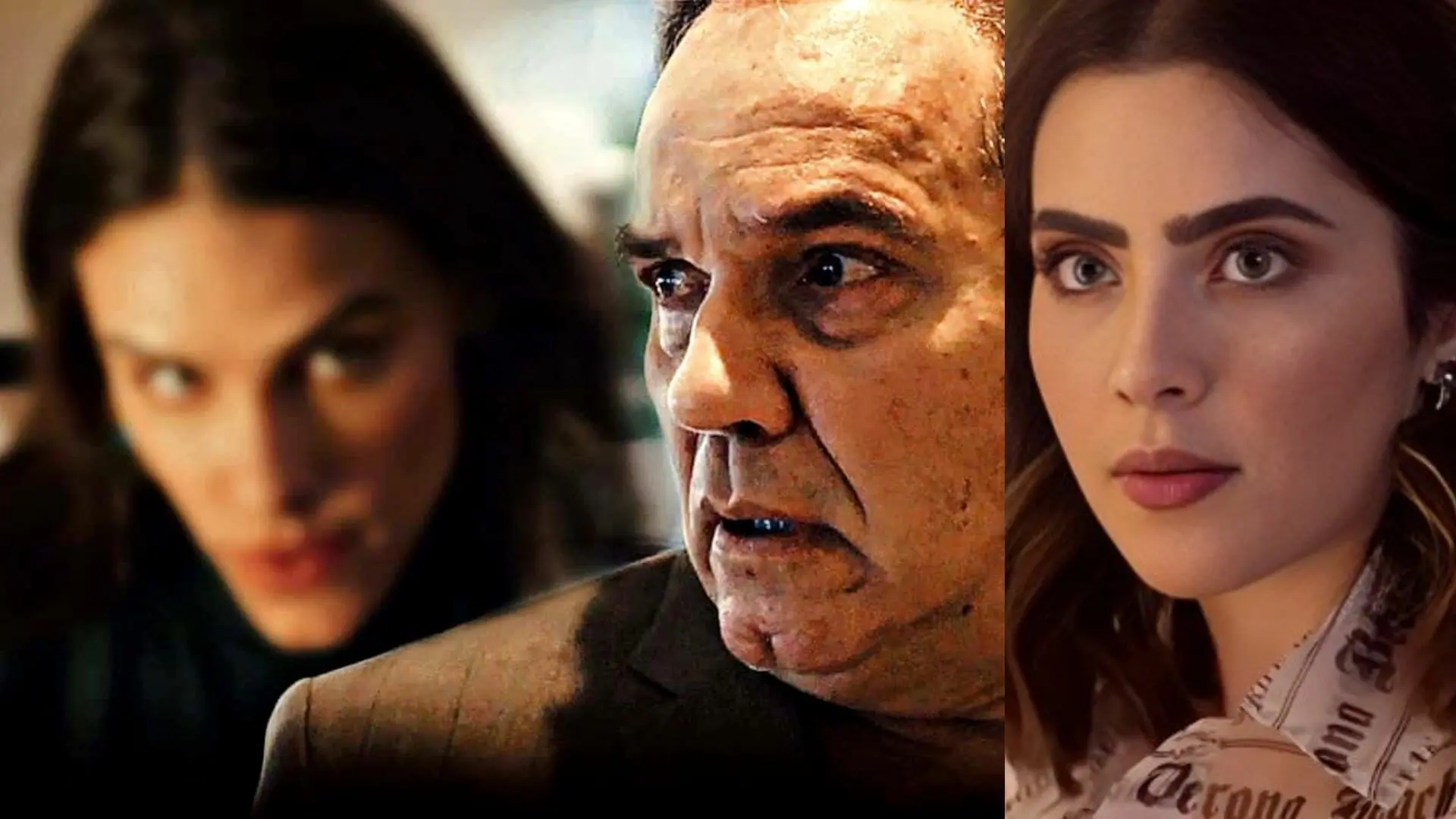 Sara (sabelle Nassar), Guerra (Humberto Martins) e Chiara (Jade Picon) em Travessia