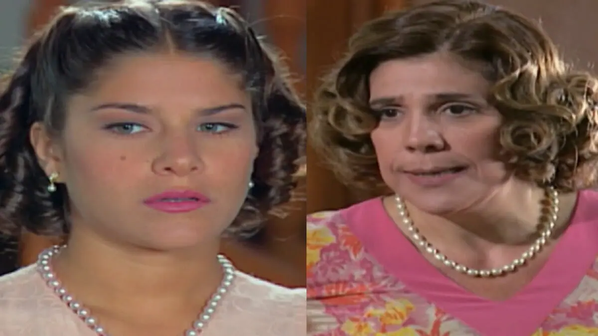 Olga (Priscila Fantin) e Marieta (Tânia Bondezan) em Chocolate com Pimenta