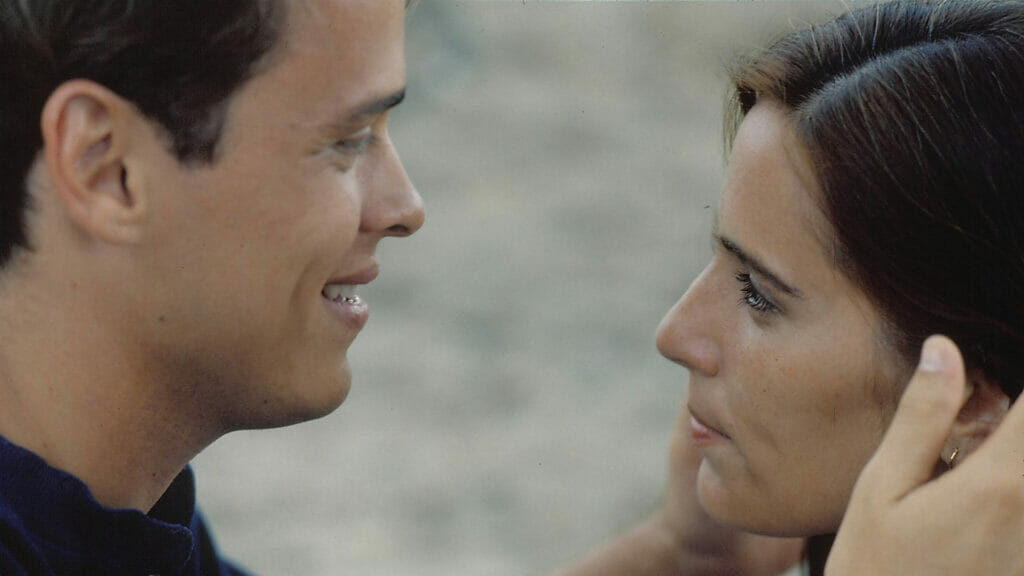 Tavinho (Guilherme Fontes) e Rafaela (Gloria Pires)