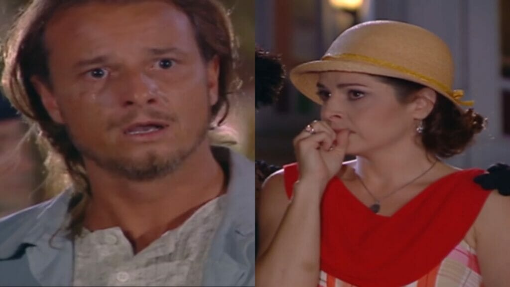 Timóteo (Marcello Novaes) e Márcia (Drica Moraes) de Chocolate com Pimenta
