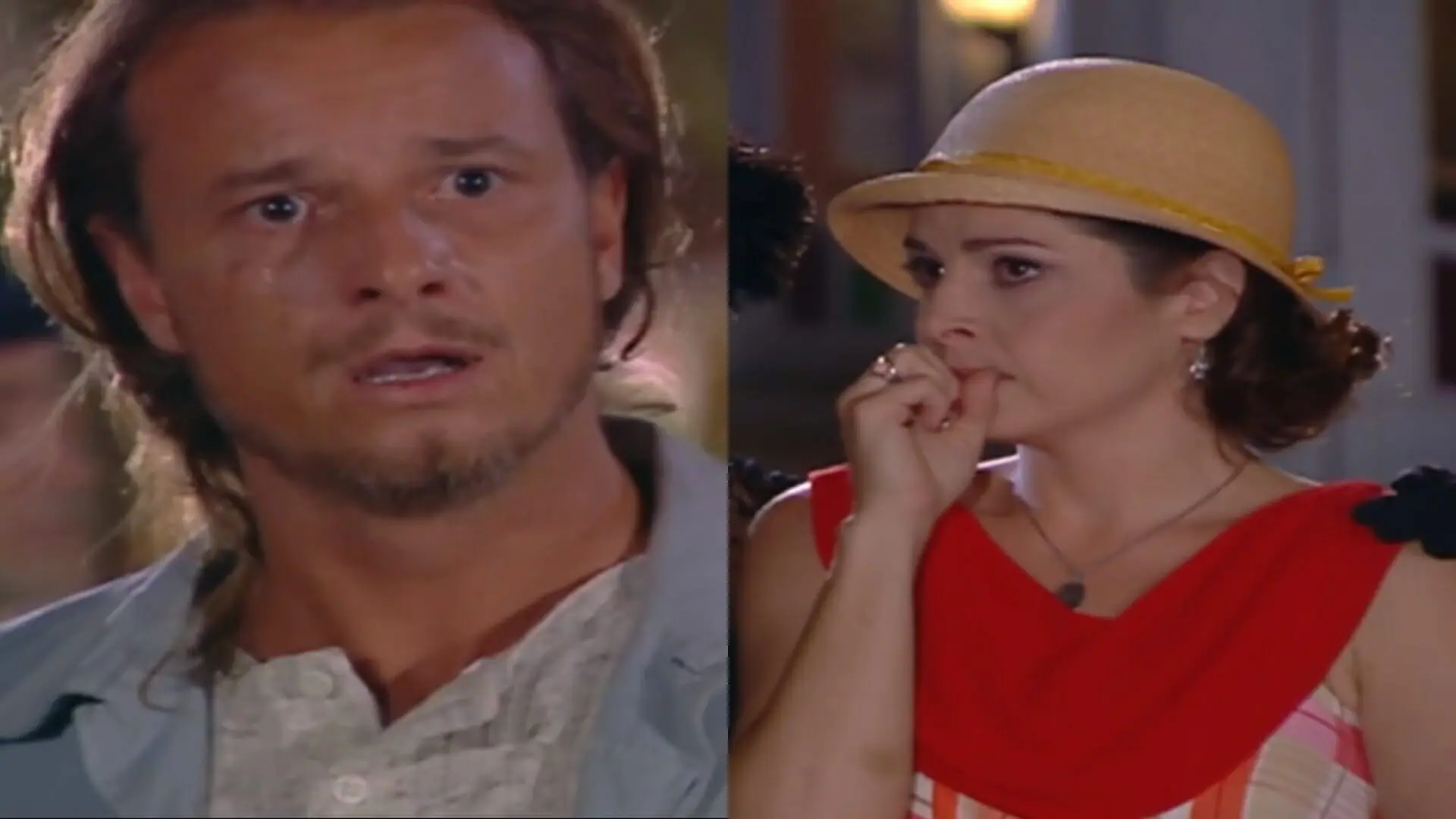 Timóteo (Marcello Novaes) e Márcia (Drica Moraes) de Chocolate com Pimenta