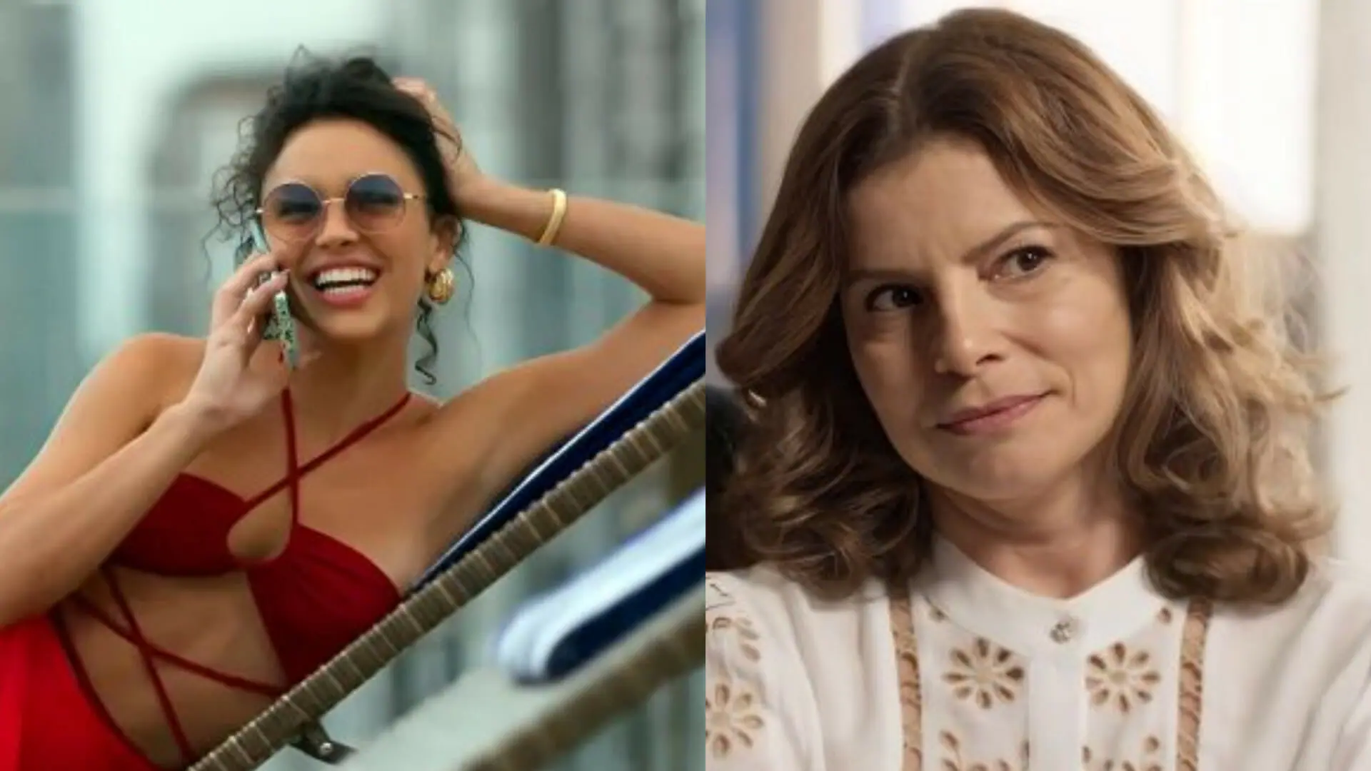 Xaviera (Giovana Cordeiro) e Deodora (Débora Bloch) em Mar do Sertão