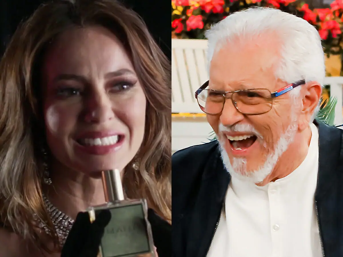 Pat (Paolla Oliveira) em Cara e Coragem e Carlos Alberto de Nóbrega em A Praça É Nossa