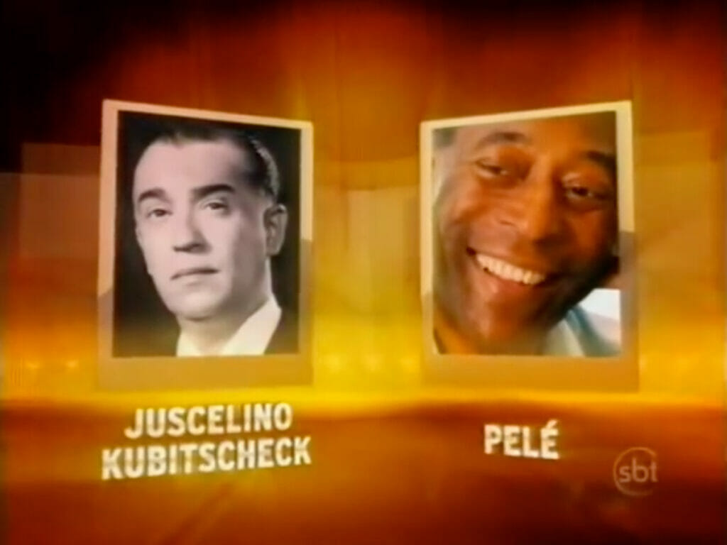 Juscelino Kubitschek e Pelé se "enfrentaram" em O Maior Brasileiro de Todos os Tempos