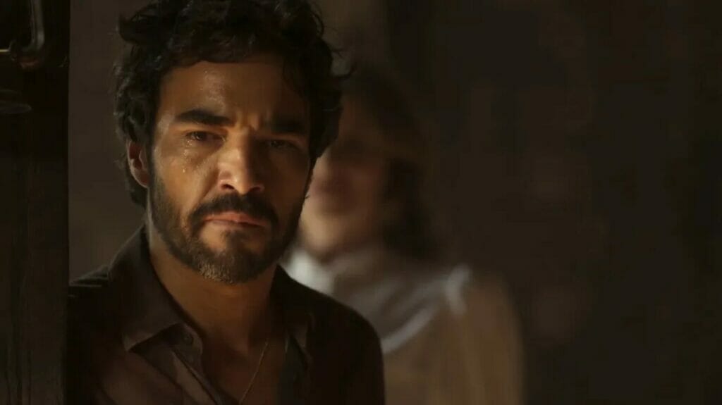 Pajeú (Caio Blat) e Deodora (Débora Bloch) em Mar do Sertão