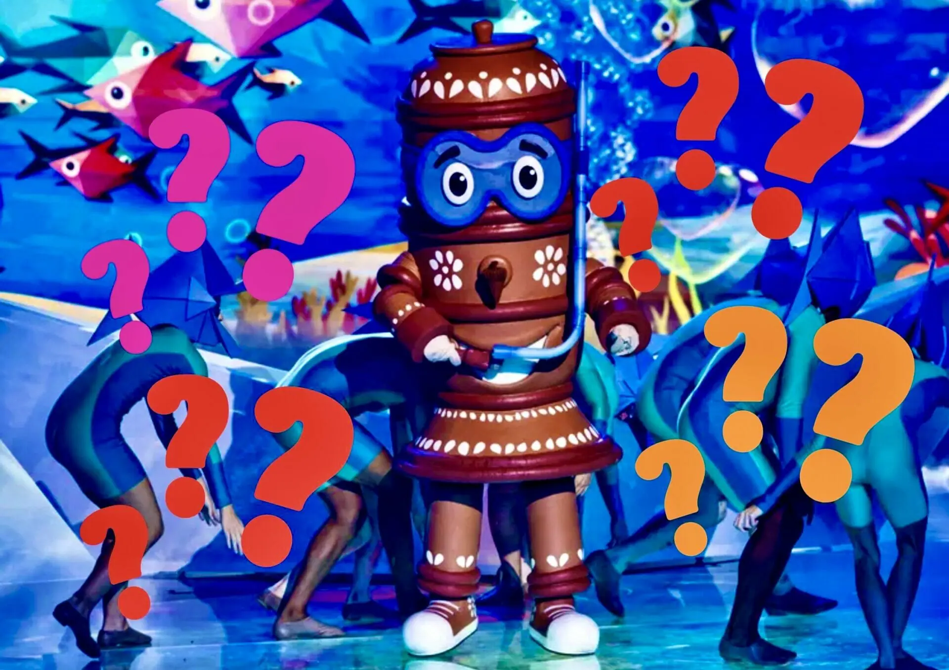 Filtro de Barro nos bastidores do The Masked Singer Brasil