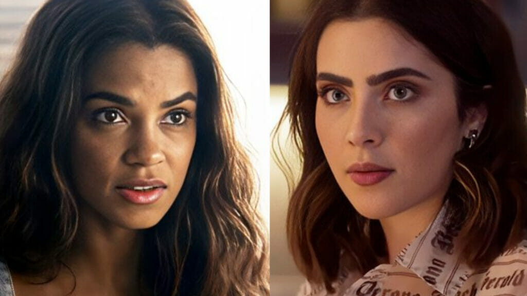 Brisa (Lucy Alves) e Chiara (Jade Picon) em Travessia