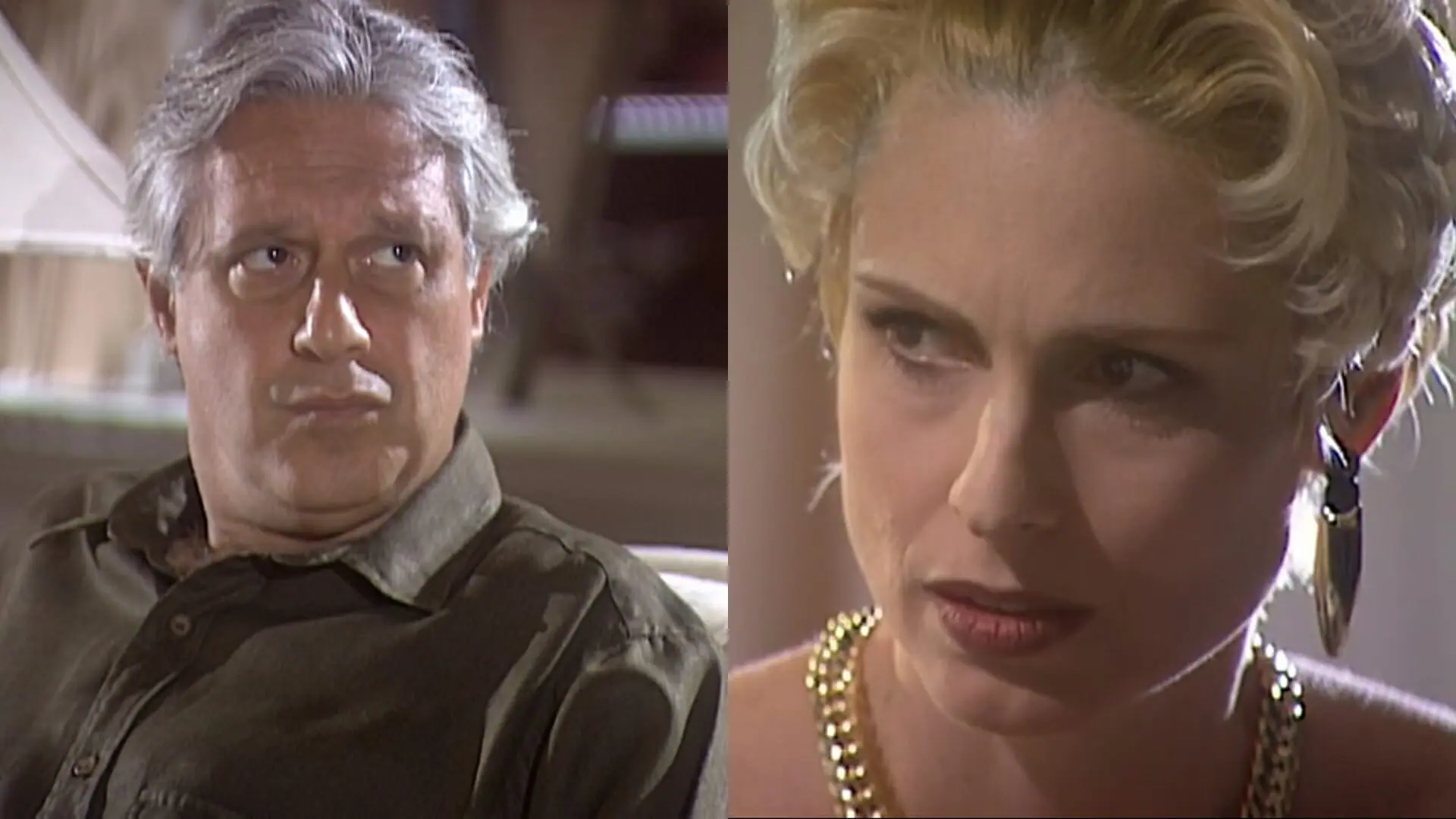 Bruno (Antonio Fagundes) e Léia (Silvia Pfeifer) de O Rei do Gado