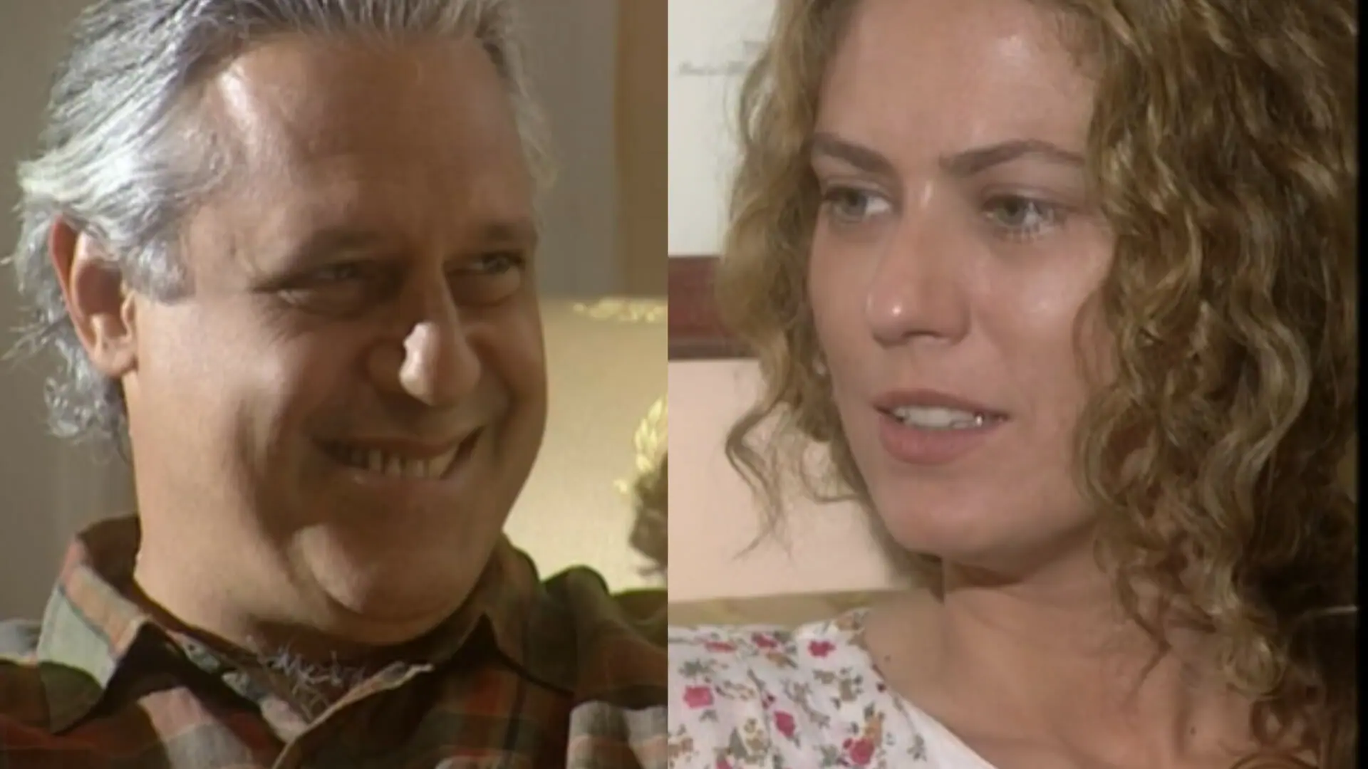 Bruno (Antonio Fagundes) e Luana (Patrícia Pillar) em O Rei do Gado