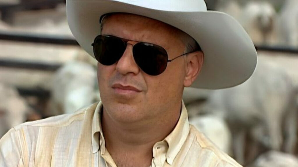 Bruno Mezenga (Antonio Fagundes) em O Rei do Gado
