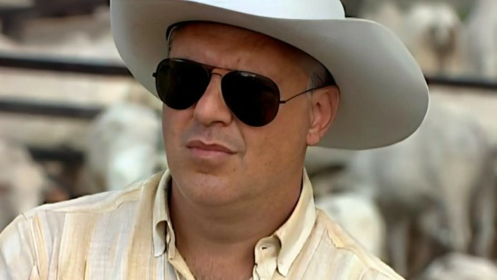 Bruno Mezenga (Antonio Fagundes) em O Rei do Gado