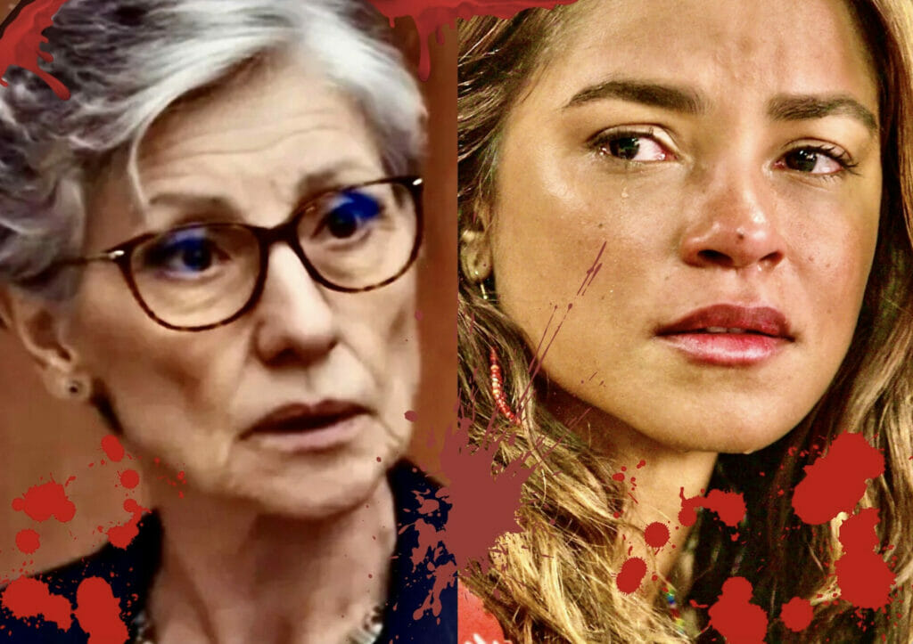 Cid&aacute;lia (Cassia Kis) e Brisa (Lucy Alves) em Travessia