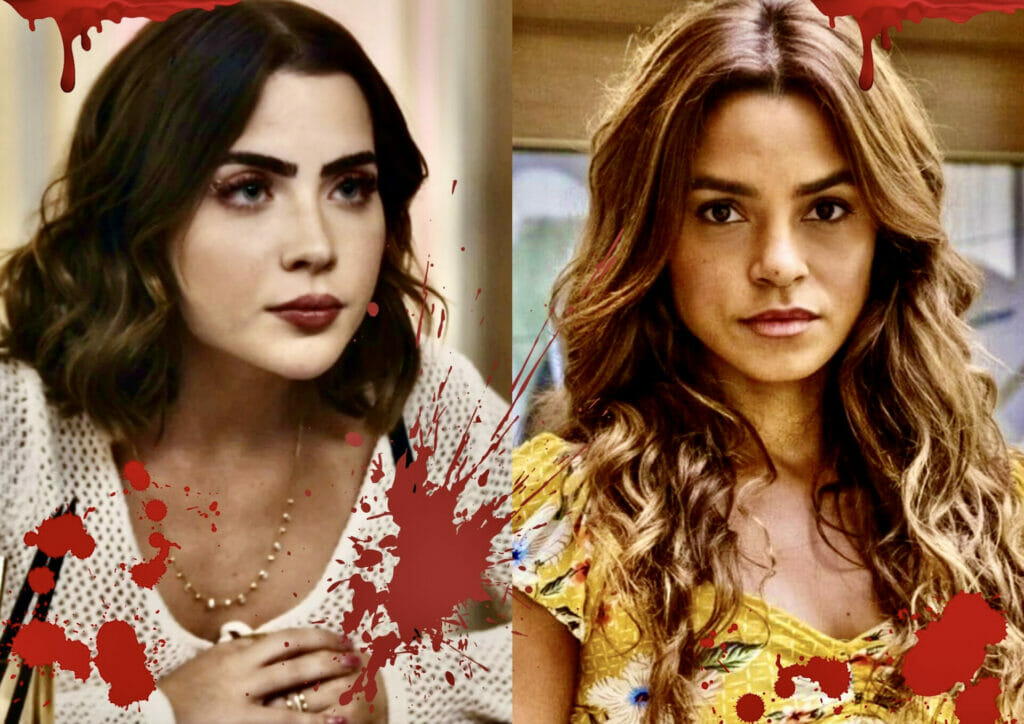 Chiara (jade Picon) e Brisa (Lucy Alves) em Travessia