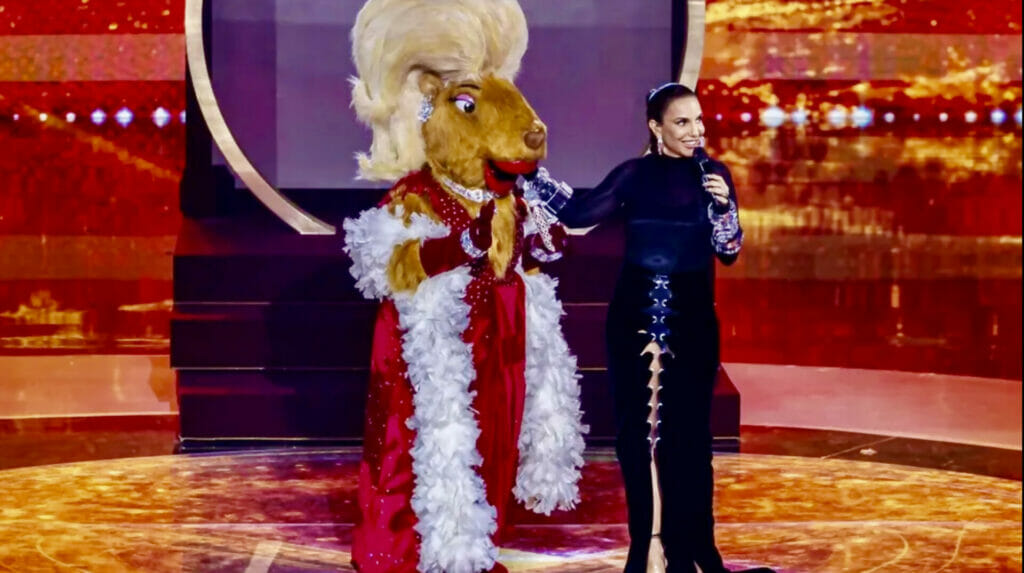 Ivete Sangalo nos bastidores do The Masked Singer Brasil
