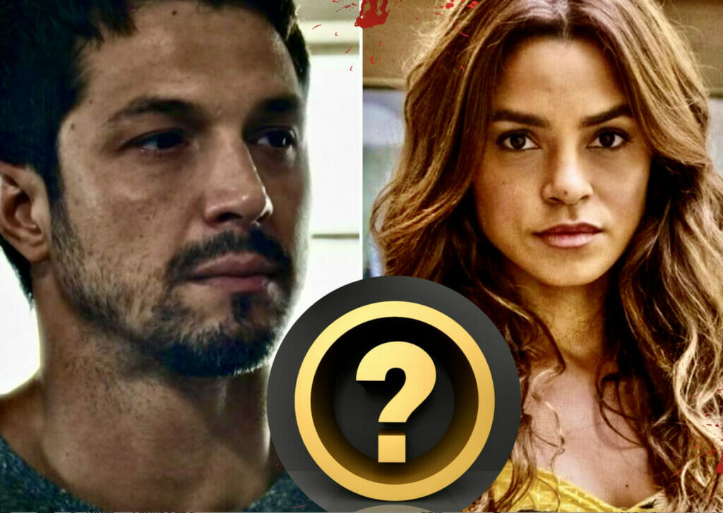 Oto (Romulo Estrela) e Brisa (Lucy Alves) em Travessia
